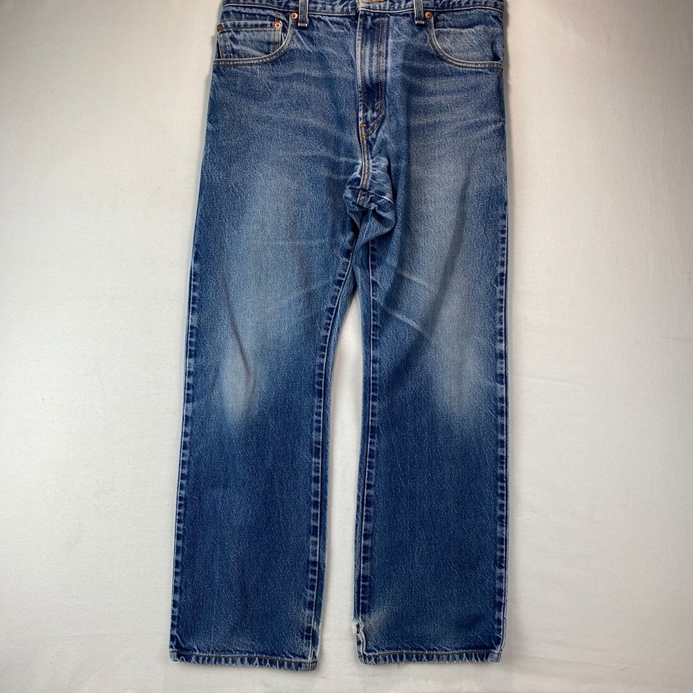 VTG Levi's 517 Bootcut Mens 33x30 Blue Denim Medium Wash Faded Western Jeans